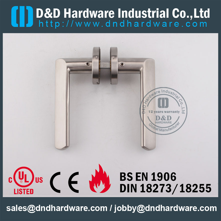 D&D Hardware-Modern Interior Door lock handle DDSH011