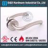 Grade 304 Tube Fire Rated Lever Door Handle for Internal Steel Door with EN1906 -DDTH006