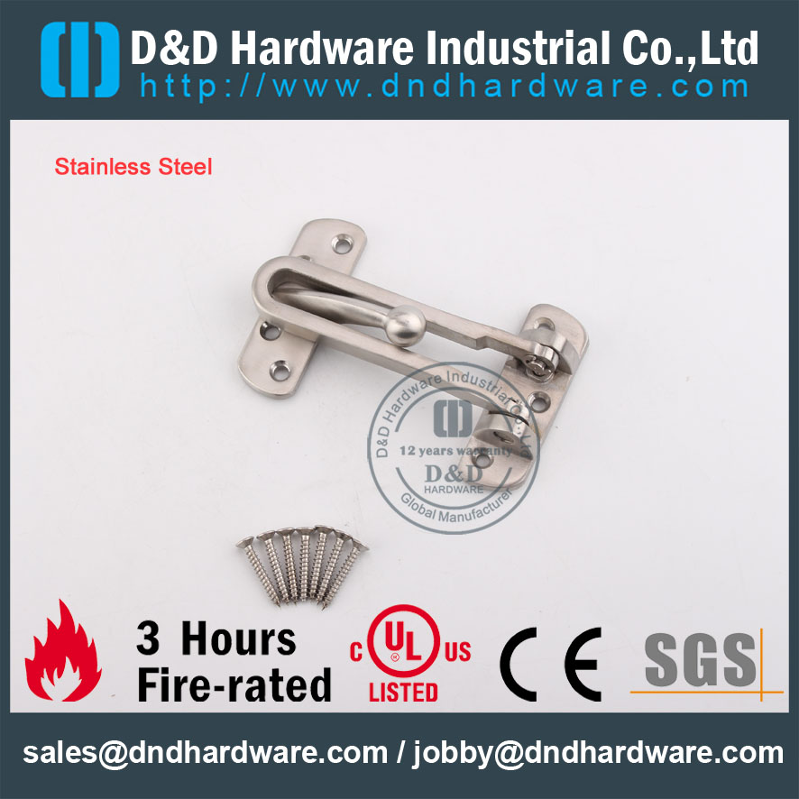 D&D Hardware-Door Hardware Stainless steel 304 Door Guard DDDG001