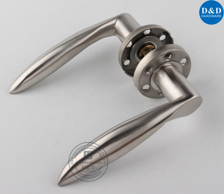 304 Thread Type Solid Lever Handle-D&D Hardware