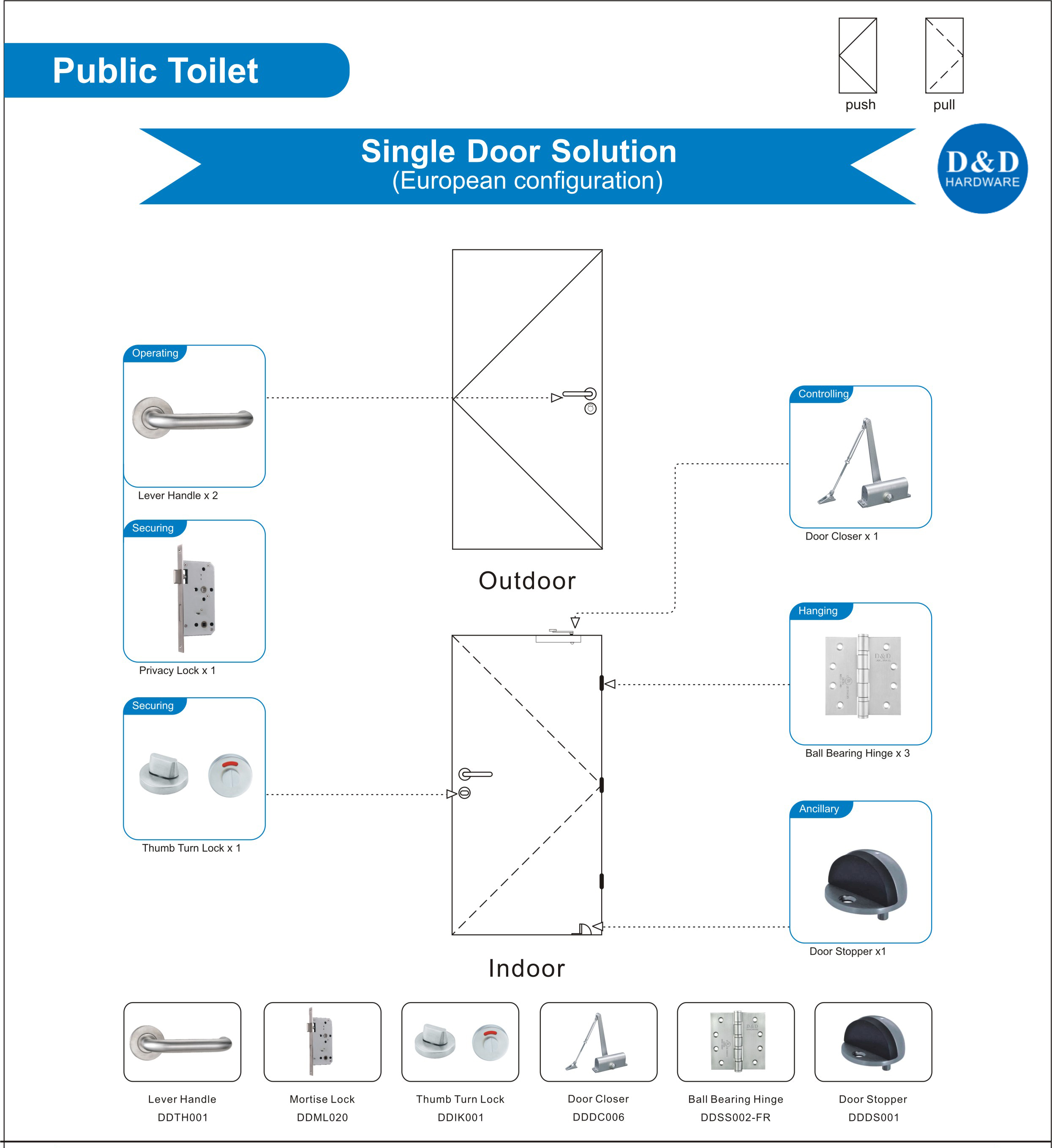 Public Toilet-D&D Hardware 