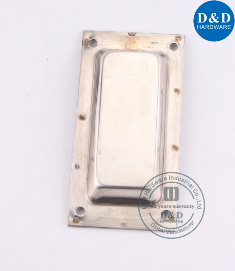 Square Invisible Wardrobe Furniture Handles-D&D Hardware
