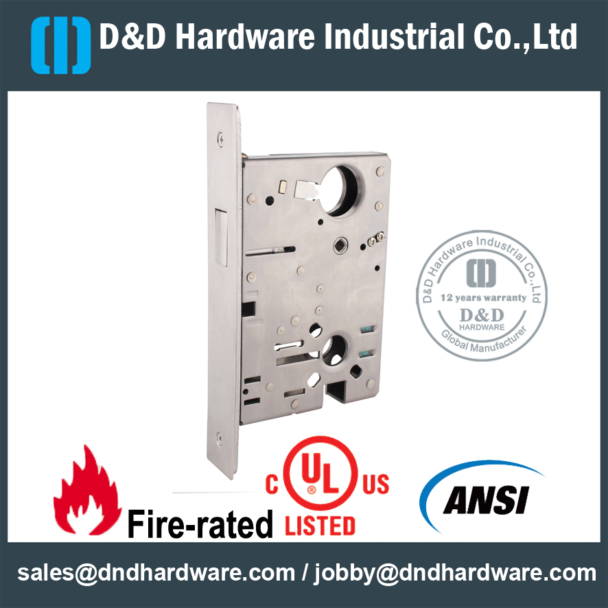 SS304 Grade 1 ANSI/BHMA Deadbolt Lock-DDAL18 F18