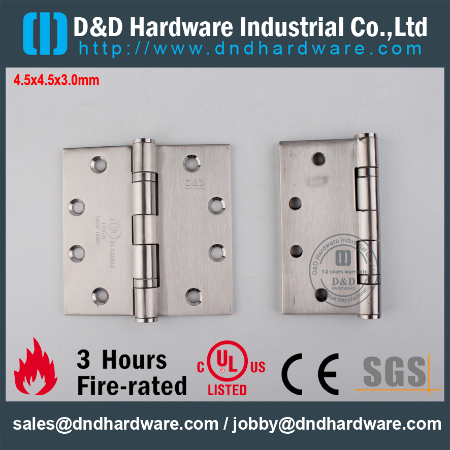 SUS316 Fire Rated Hinge-D&D Hardware