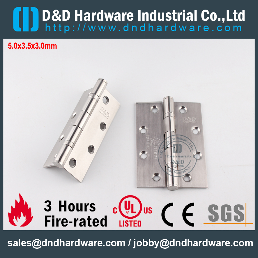 SUS304 Fire Rated Hinge-D&D Hardware