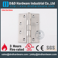 SS304 UL Fire Rated 2BB Hinge-DDSS005-FR-5x3.5x3.0mm