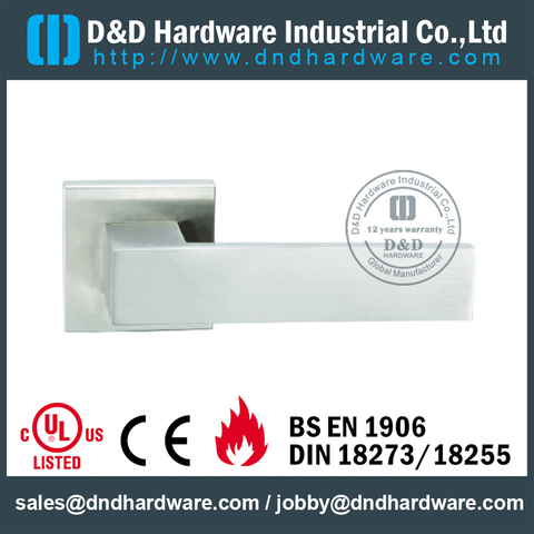 Stainless Steel Solid Lever Handle for internal Doors –DDSH075