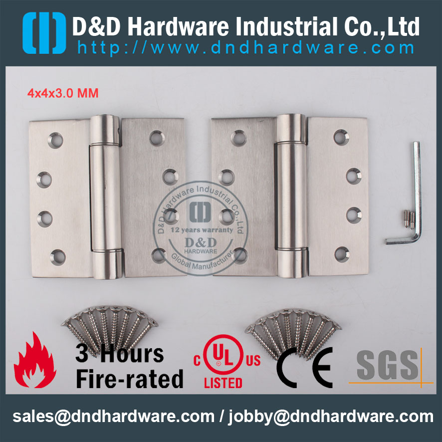 D&D Hardware-Architectural Hardware SSS Spring Hinge DDSS033