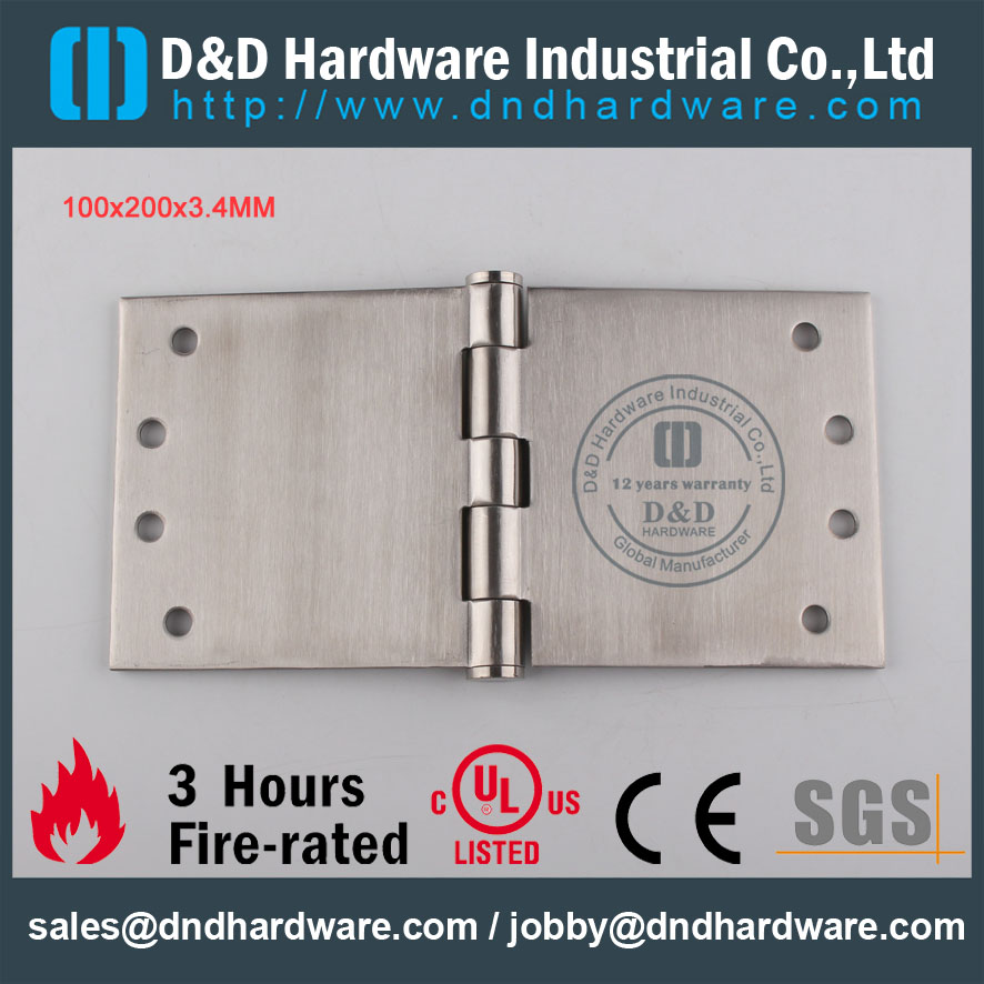 D&D Hardware-CE Standard SS304 Projection Hinge DDSS049