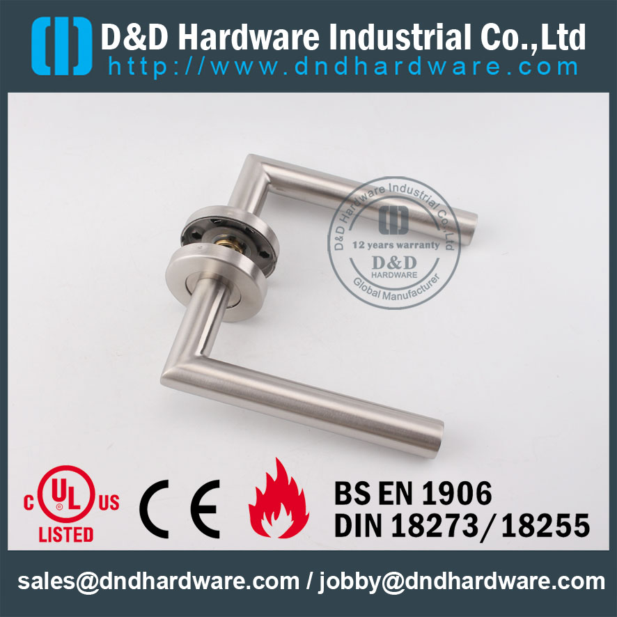 D&D Hardware-Stainless steel Door lever handle DDTH003
