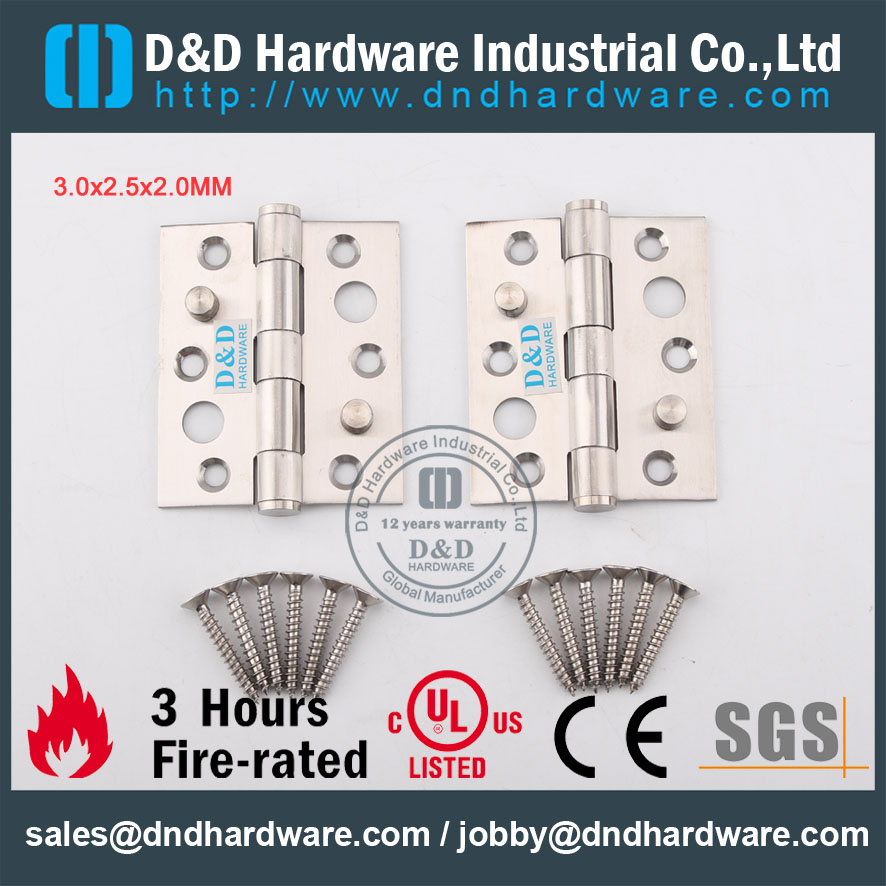 D&D Hardware-Door Hardware Stainless Steel Security hinge DDSS014