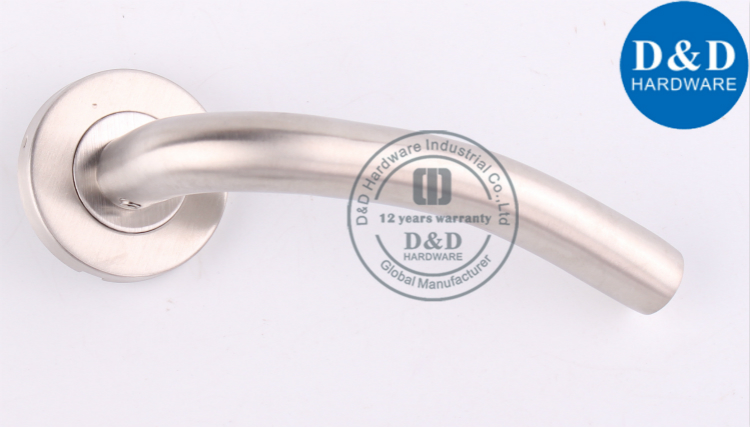 Grade 304 Tube Lever Door Handle-D&D Hardware
