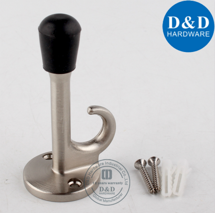 Zinc alloy microphone type wall mounted door stopper-D&D Hardware