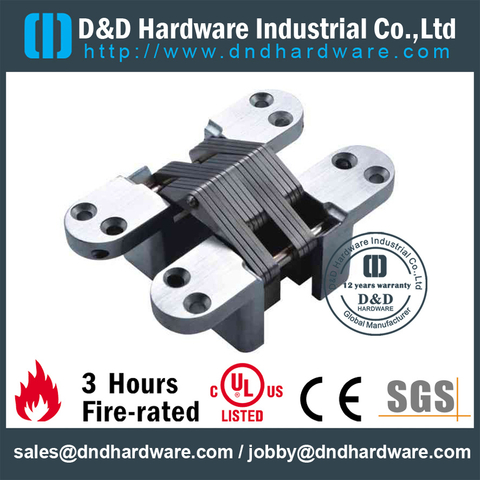 Zinc Alloy Invisible Hinge for Steel Door-ZA-CC08 -28x118mm