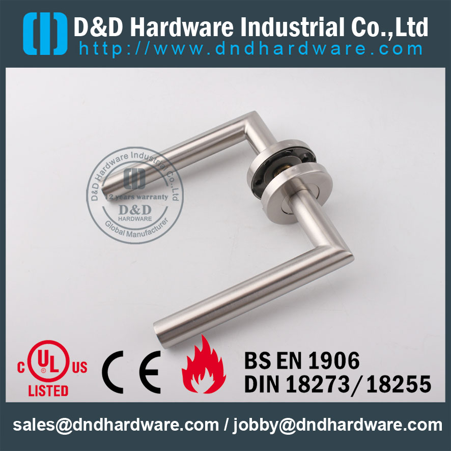D&D Hardware-Door hardware SS304 lever handle DDTH003