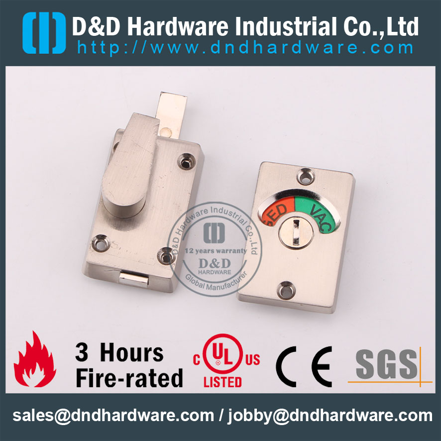D&D Hardware-Door Ironmongery Thumb Turn with Indicator DDIK005