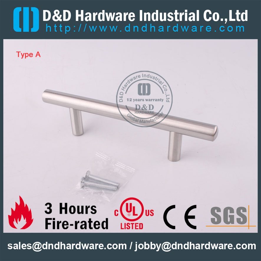Stainless Steel 304 Surface Solid Furniture Handle for Cabinet Doors –DDFH001