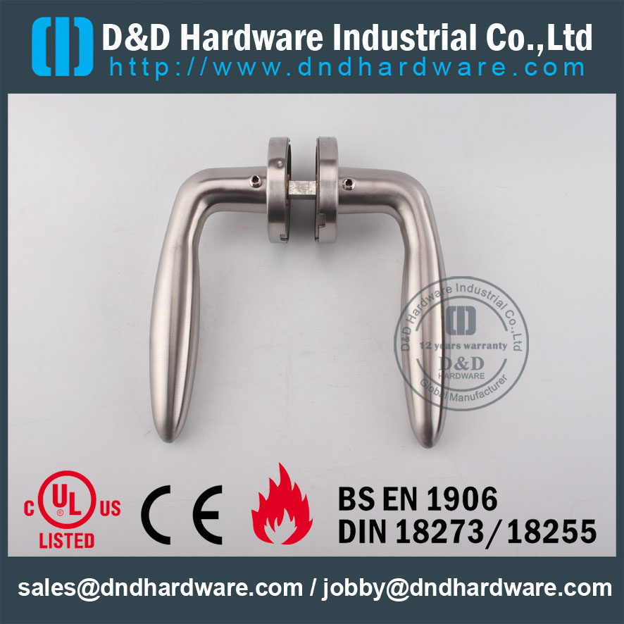 Modern 316 Grade Solid Internal Door Handle for Office Doors -DDSH024