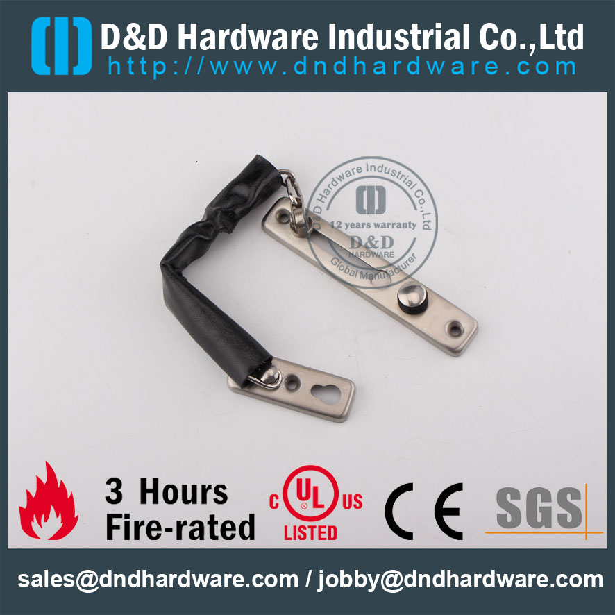 D&D Hardware-Modern Interior Stainless Steel Door chain DDDG004