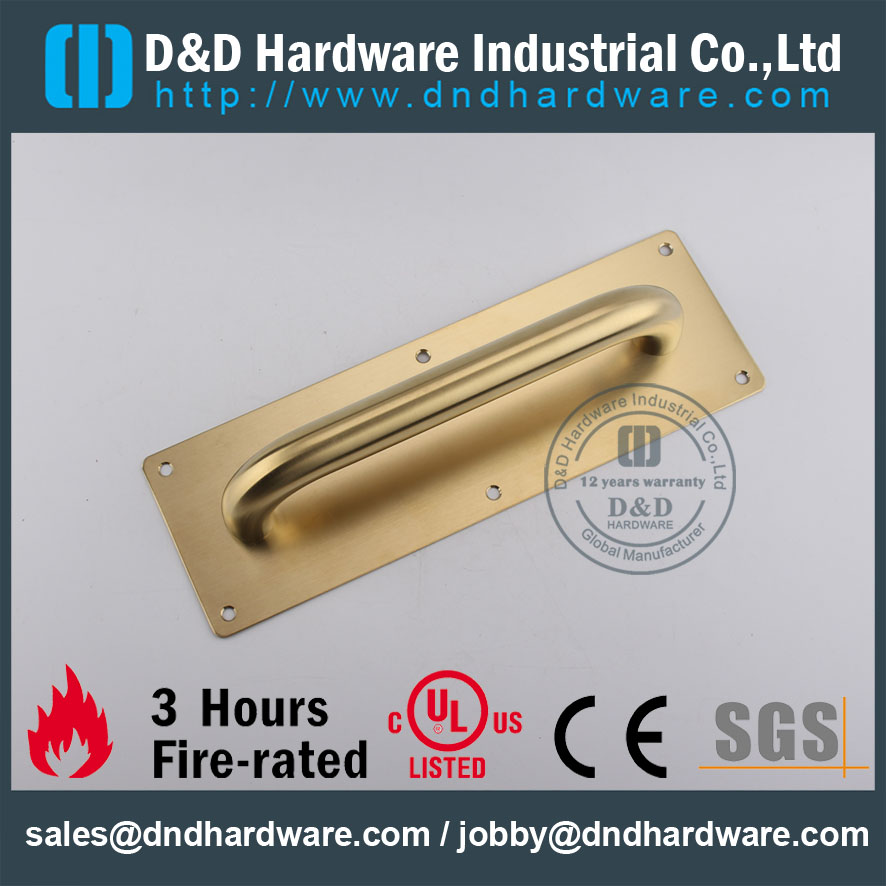 D&D Hardware-SS304 PVD Metal Door Pull Handle DDPH023