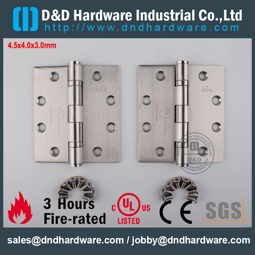 Fire Rated Ball Bearing Hinge-D&D Hardware