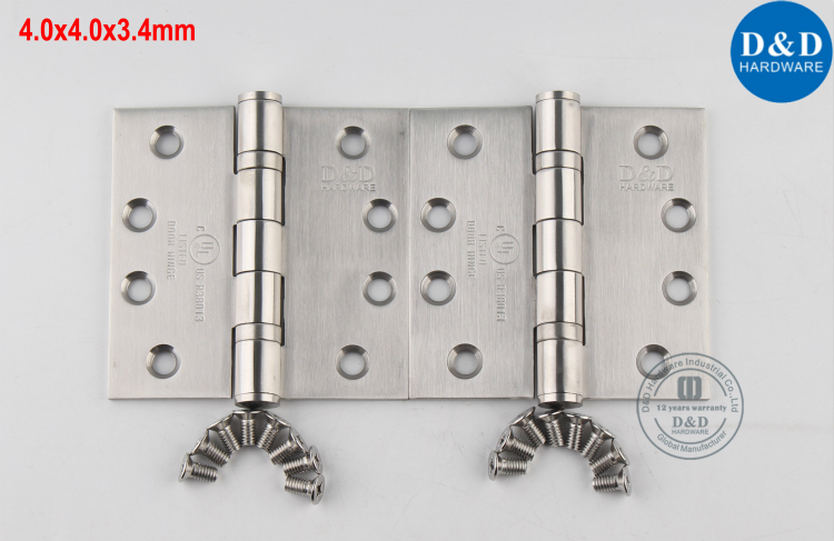 SUS304 Modern Fire Rated 2BB Hinge-D&D Hardware