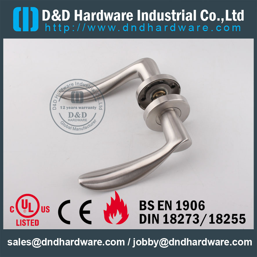 D&D Hardware-Stanless Steel SS304 Door lever handle DDSH006