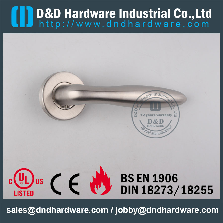 Modern 316 Grade Solid Internal Door Handle for Office Doors -DDSH024