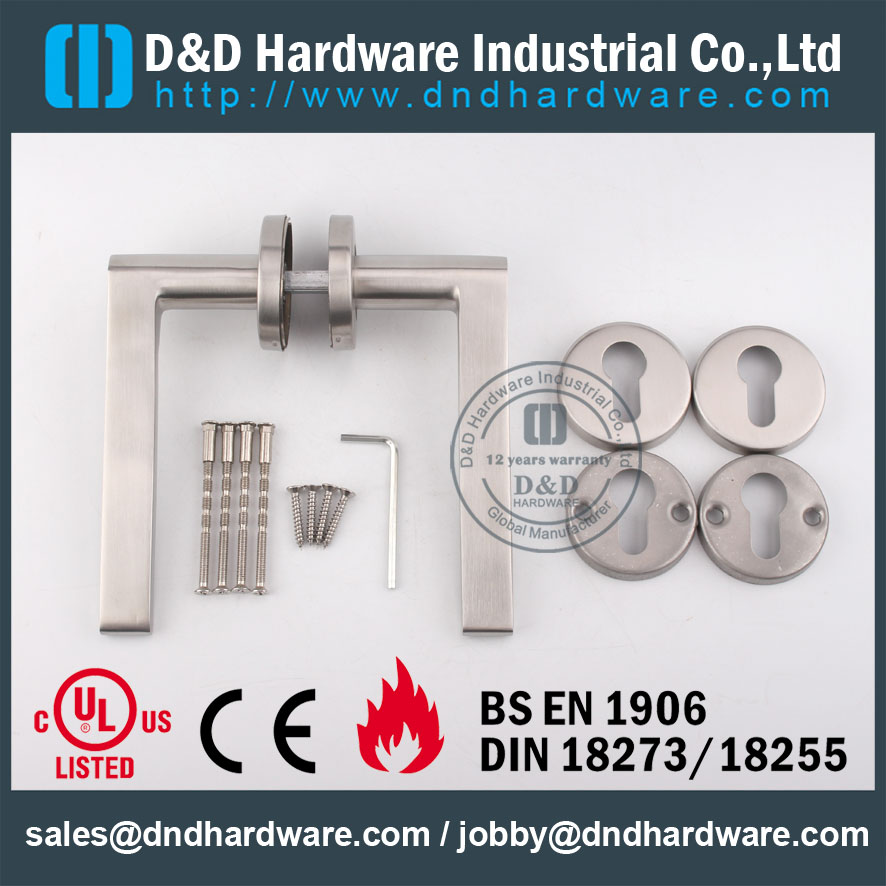 D&D Hardware-Stainless Steel 304 Door lever handle DDTH022