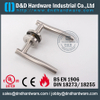 Grade 201 Tubular Fire Rated Hollow Lever Door Handle for Front Metal Door -DDTH007