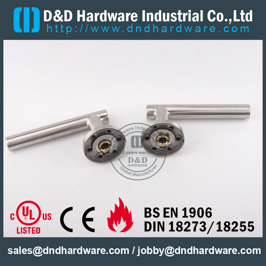 D&D Hardware-SS304 Hollow handle for wooden door DDTH009