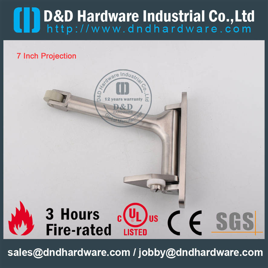 D&D Hardware-Euro Interior Stainless steel Door Coordinator DDDR001