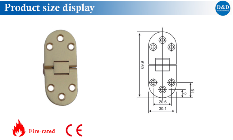 Hinge size
