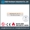 DDBH016-Solid brass round corner hinge for Table 