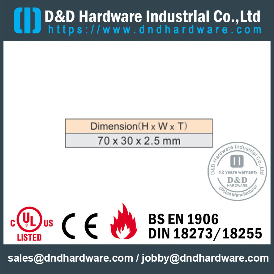 DDBH016-Solid brass round corner hinge for Table 