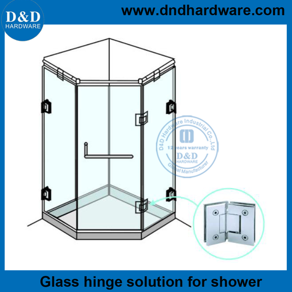 Glass Shower Door Hinges-DDGH003