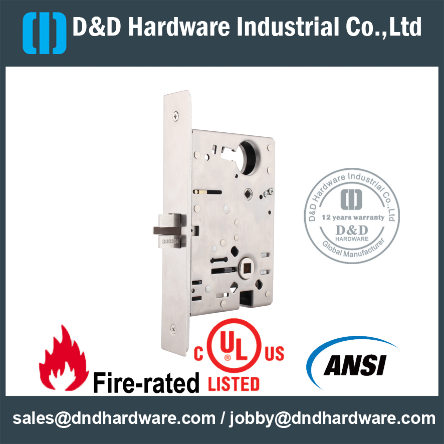 SS304 Grade 1 ANSI Privacy Lockset-DDAL22 F22