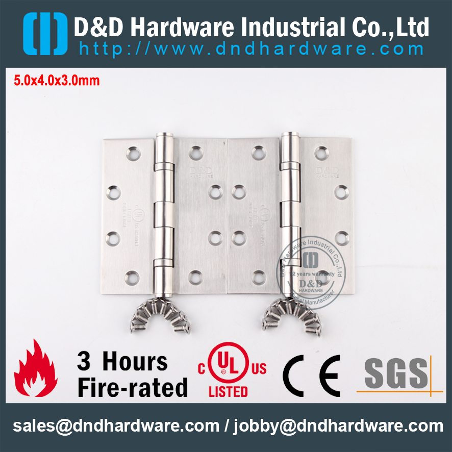 Durable Fire Rated 2 Ball Bearing Hinge-D&D Hardware
