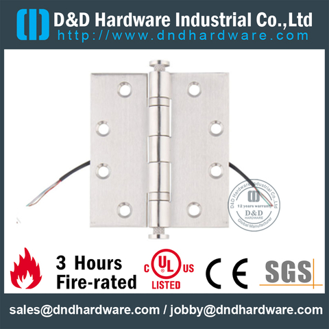 SS304 Electric Transfer Butt Door Hinge-DDTD001