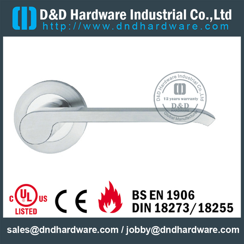 Stainless steel 316 high quality casting door handle for Commercial Single Door- DDSH212