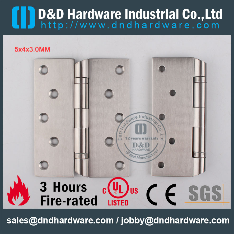 D&D Hardware-Modern Interior SSS Metal Door Hinge DDSS044-B