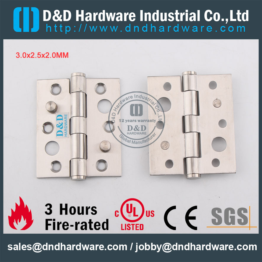 D&D Hardware-Architectural Hardware SS304 Security hinge DDSS014