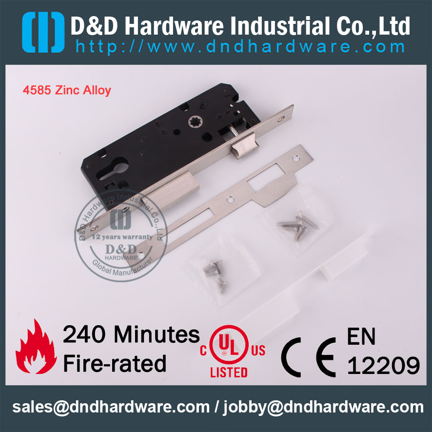 D&D Hardware-Zinc Alloy Door Accessories Mortise Lock DDML016
