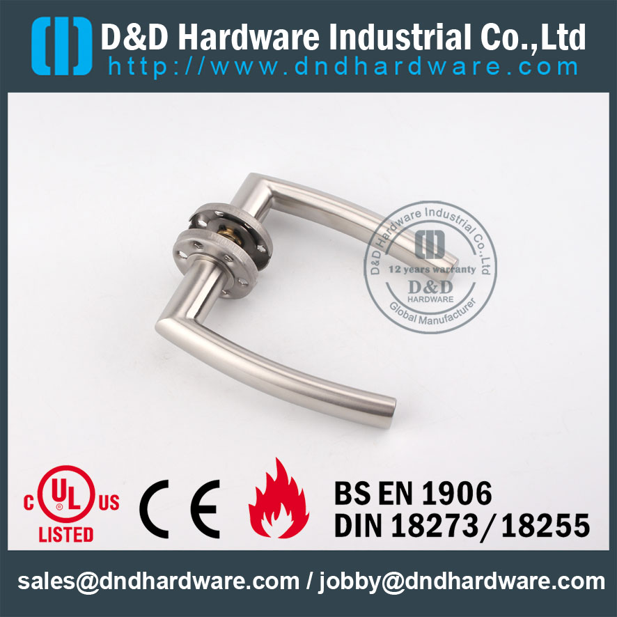 D&D Hardware-Door Hardware Stainless steel lever handle DDTH025