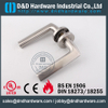 316 Grade L Shape Solid Lever Door Handle for Front Steel Doors-DDSH016