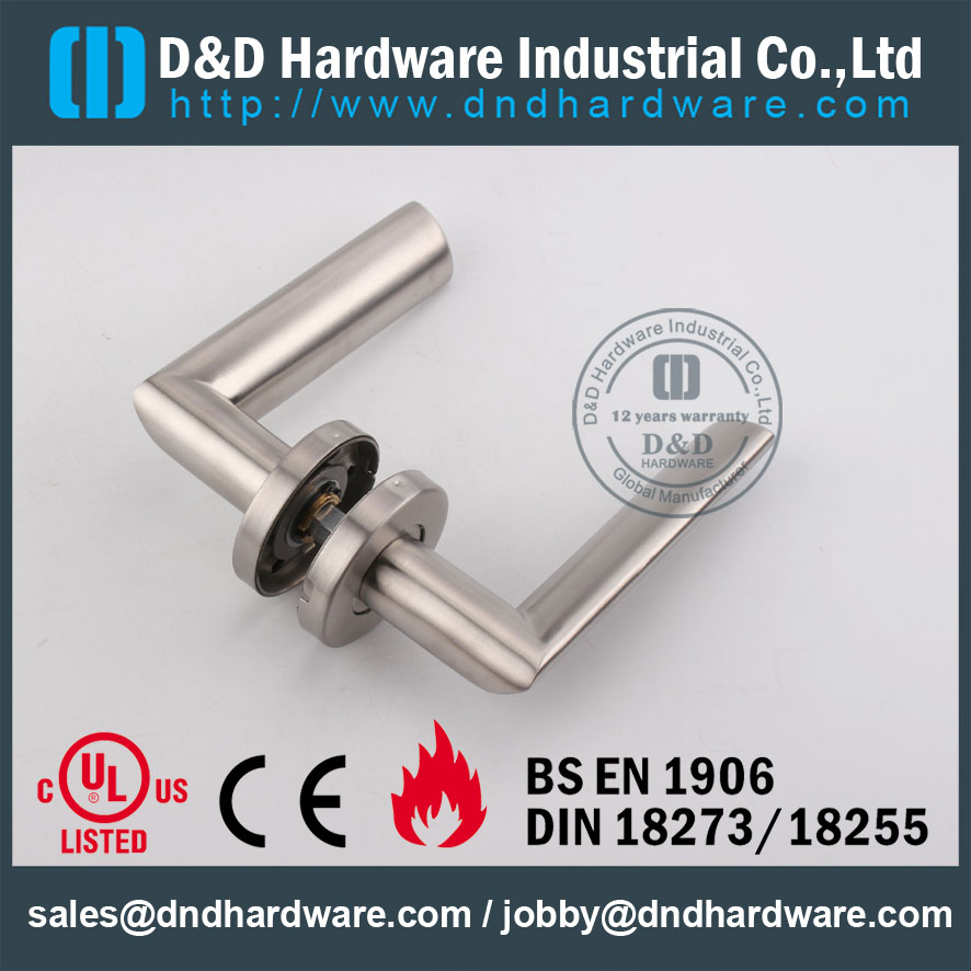 D&D Hardware-Grade 304 Solid lever handle with CE DDSH011