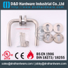 Grade 304 Tube Fire Rated Lever Door Handle for Internal Steel Door with EN1906 -DDTH006