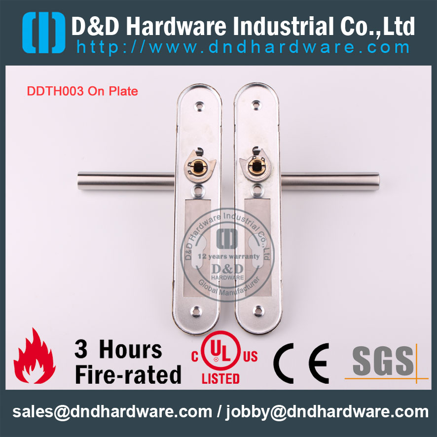 D&D Hardware-Construction Hardware SS304 lever handle on Plate DDTP003