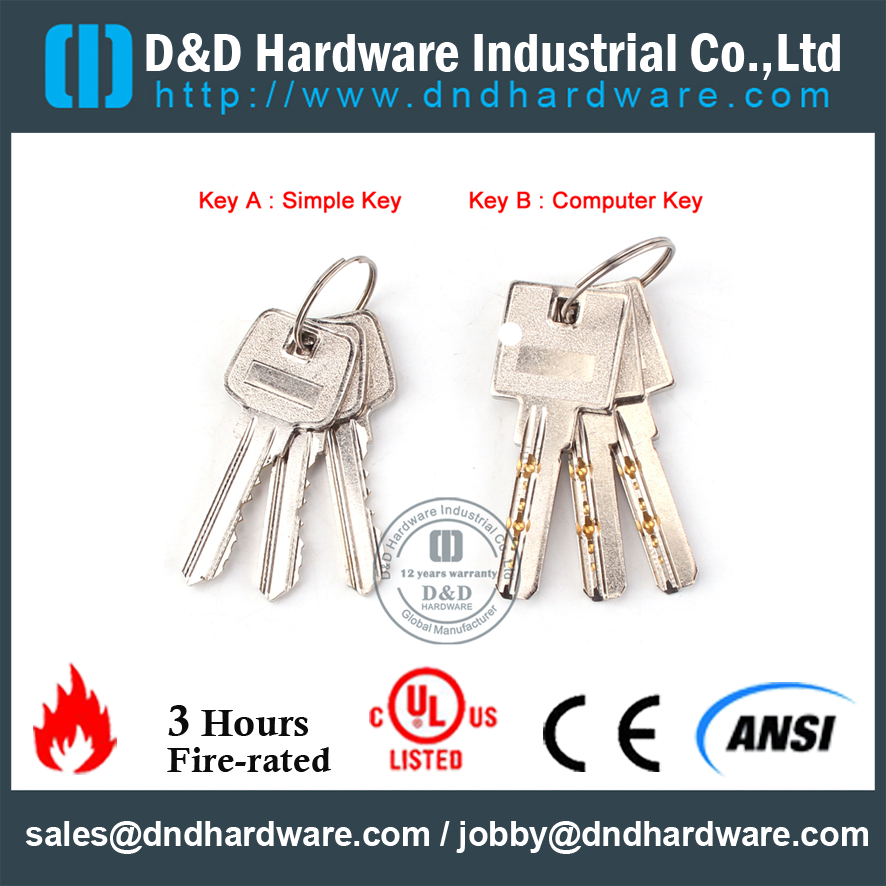 Solid Brass Cylinder Lock-DDLC004