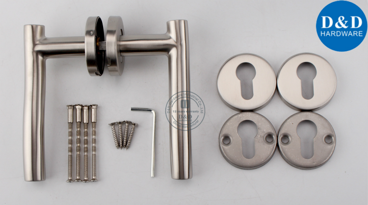 Grade 201 Tubular Fire Rated Hollow Lever Door Handle-D&D Hardware
